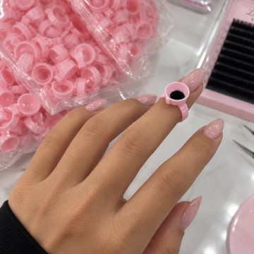 Lash up lijmringen roze